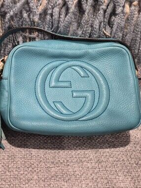 GUCCI SOHO DISCO in Turquoise/ Teal